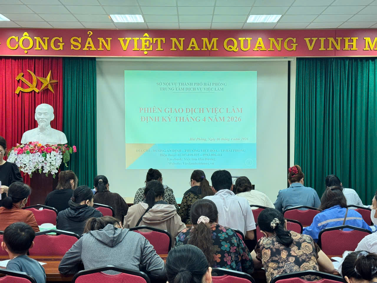 Phiên Giao dịch việc làm định kỳ tháng 4 năm 2026