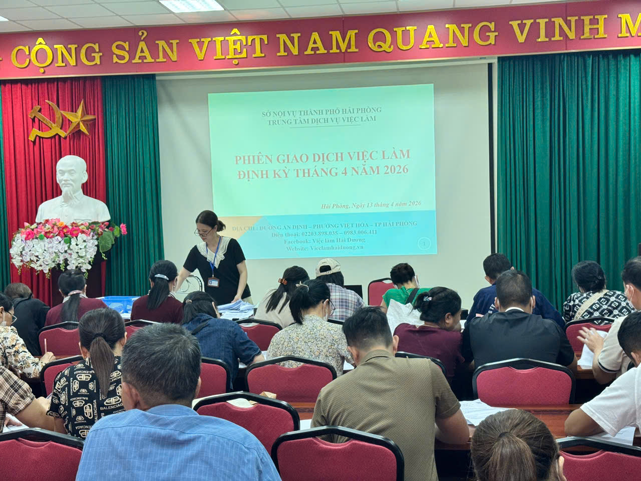 Phiên Giao dịch việc làm định kỳ tháng 4 năm 2026