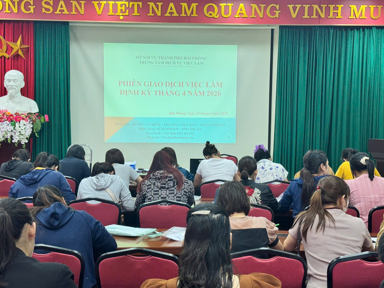 Phiên Giao dịch việc làm định kỳ tháng 4 năm 2026