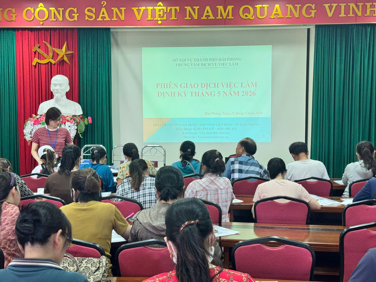 Phiên Giao dịch việc làm định kỳ tháng 5 năm 2026