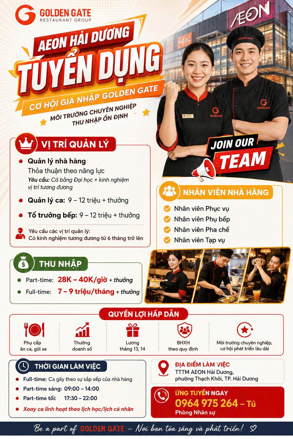 AEON HẢI DƯƠNG - TUYỂN DỤNG
