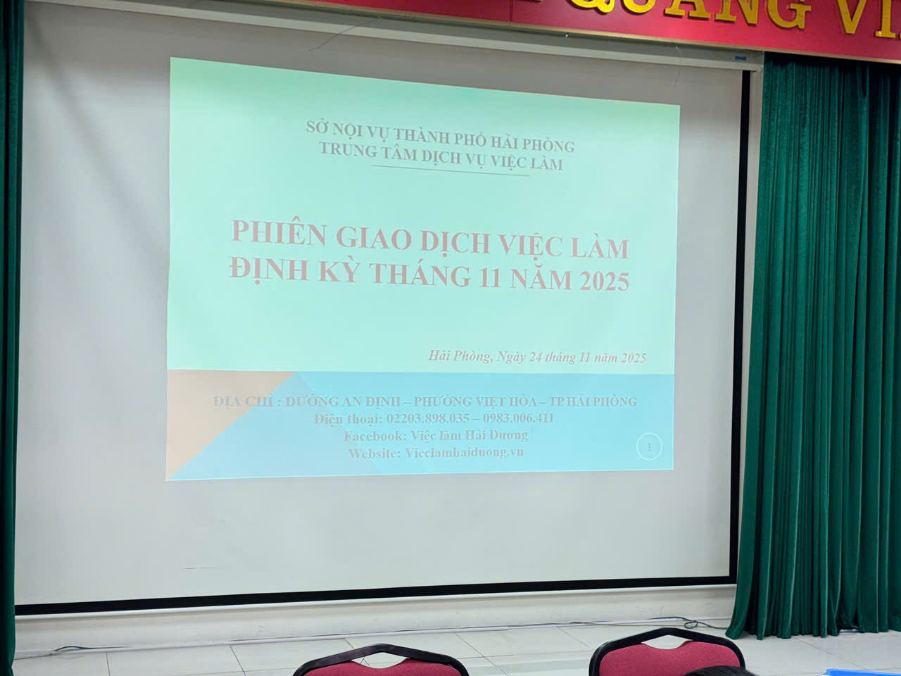 Phiên Giao dịch việc làm định kỳ ngày 24/11/2025