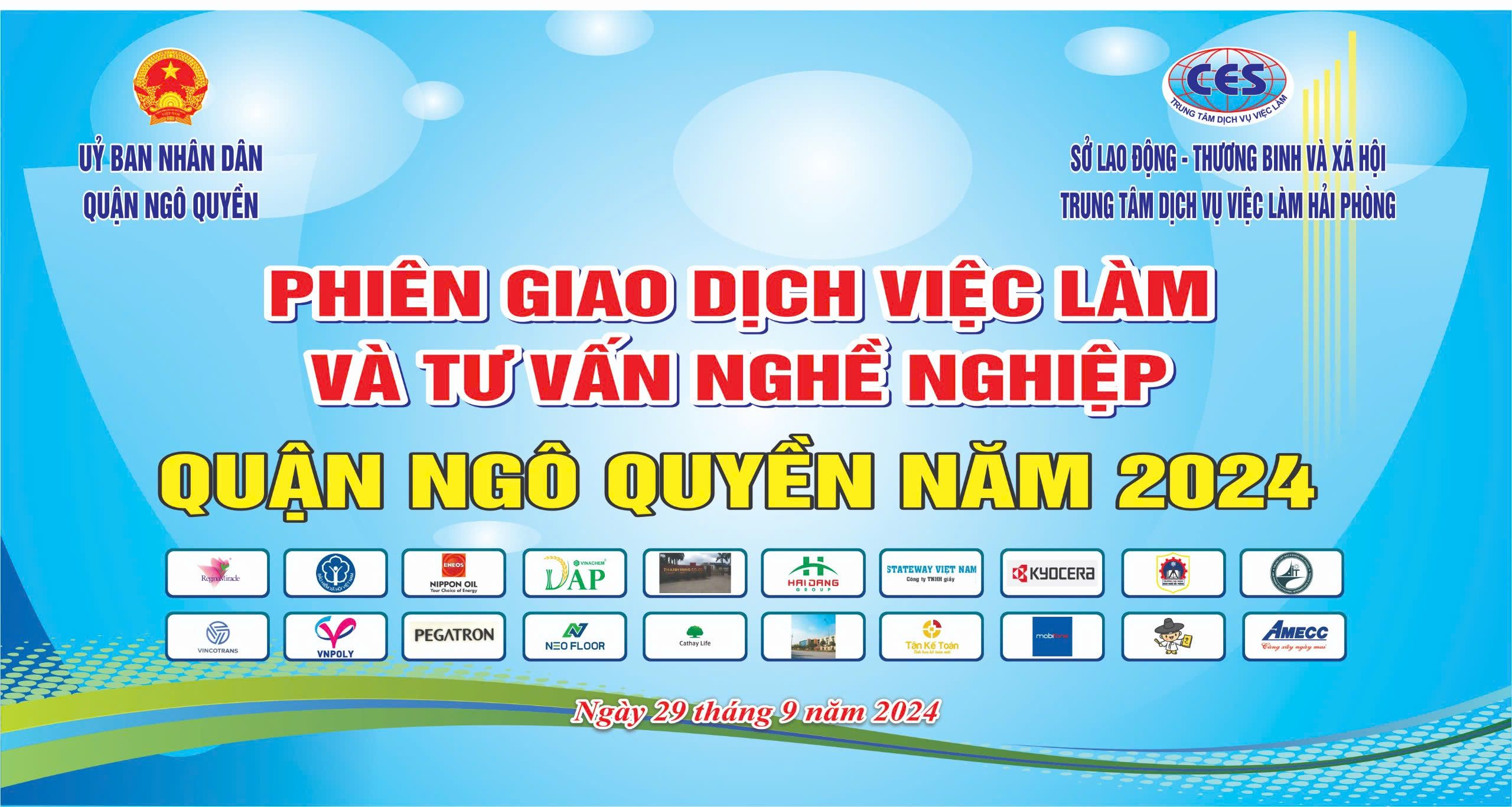 PHIÊN GIAO DỊCH VIỆC LÀM VÀ TƯ VẤN NGHỀ NGHIỆP QUẬN NGÔ QUYỀN NĂM 2024