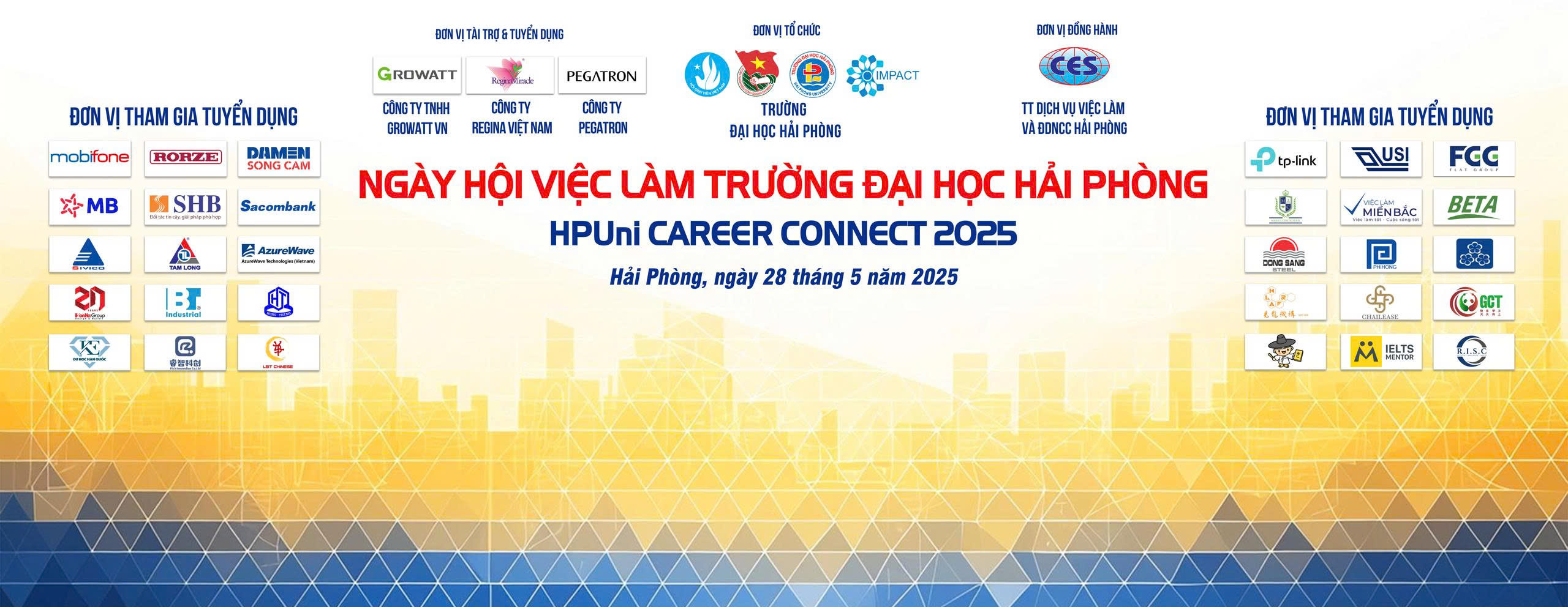 CƠ HỘI VIỆC LÀM RỘNG MỞ CHO SINH VIÊN VÀ NGƯỜI LAO ĐỘNG HẢI PHÒNG TẠI NGÀY HỘI VIỆC LÀM HPUNI CAREER CONNECT 2025!